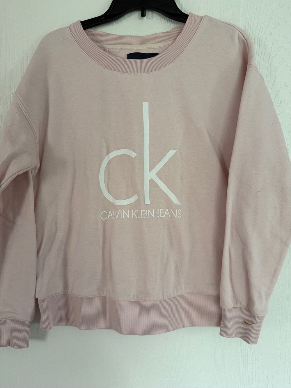 Calvin Klein Jeans Women's Crewneck Sweatshirt - Light Pink - Size M